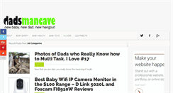 Desktop Screenshot of dadsmancave.com